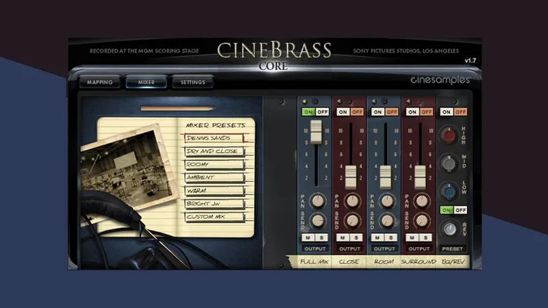 Cinebrass interface