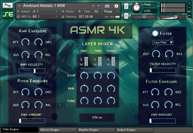 Loot Audio ASMR 4K interface