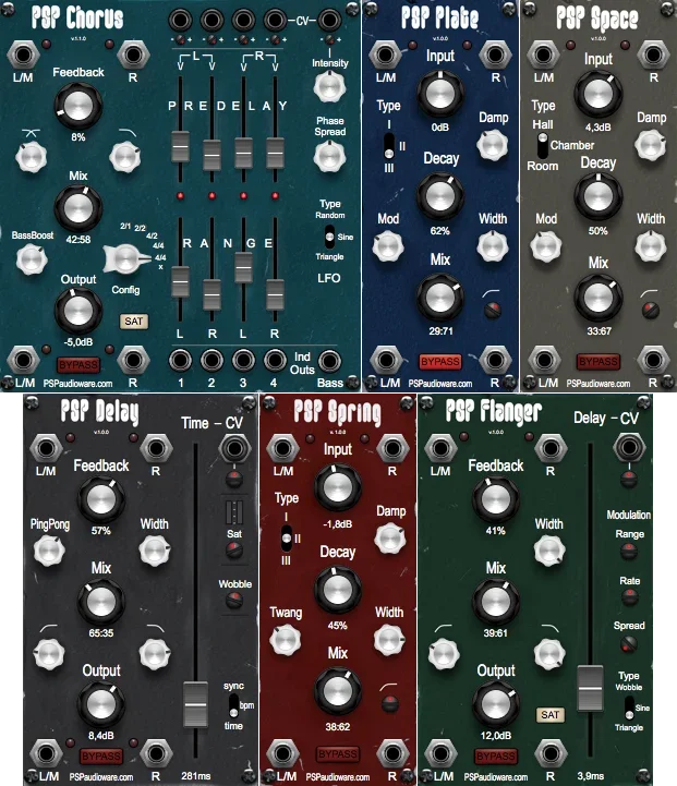 Cherry Audio PSP Classics Modular Collection interface