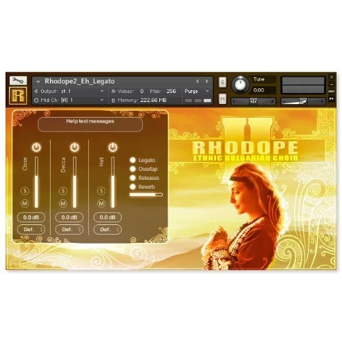 Strezov Sampling RHODOPE 2 Ethnic Bulgarian Choir interface