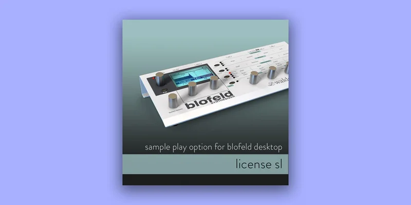 Waldorf Blofeld License SL interface