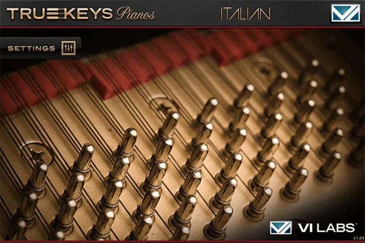 VI Labs True Keys Italian Grand interface