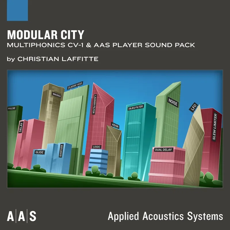 AAS Modular City - Multiphonics CV-1 Sound Pack interface