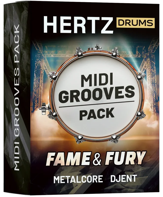Hertz Drums Fame & Fury MIDI Grooves interface