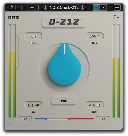 Kit Plugins NOIZ One D-212 interface
