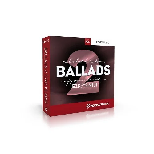 Toontrack EZkeys MIDI Ballads 2 interface