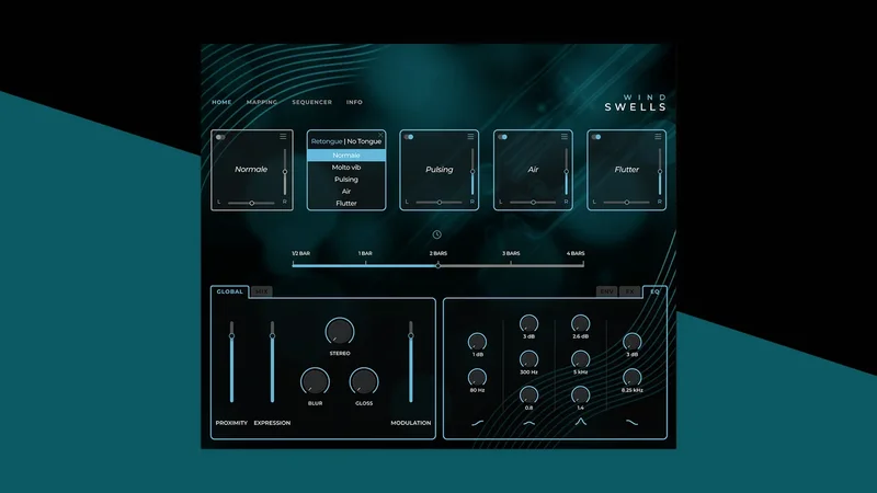 Wind Swells interface