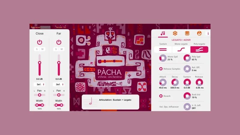Strezov Sampling PACHA Ethnic Orchestra interface
