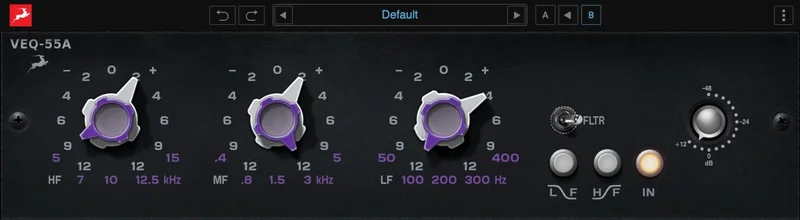 Antelope Audio VEQ-55A interface
