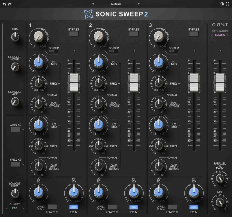 Rave Generation Sonic Sweep 2 interface
