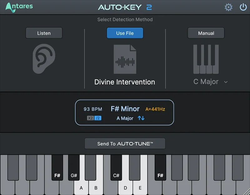 Antares AutoKey interface