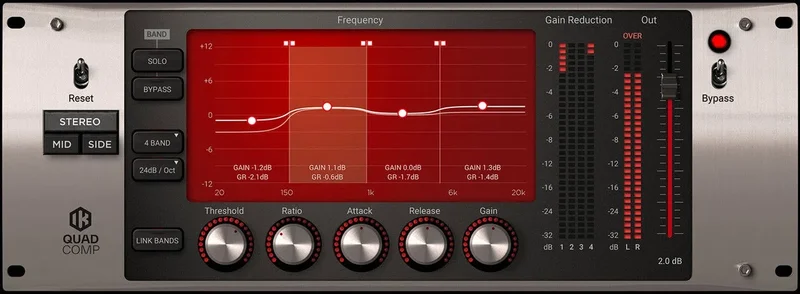IK Multimedia T-RackS Quad Comp interface