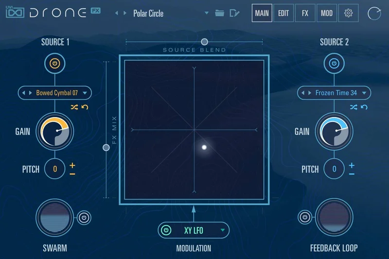 UVI Drone interface