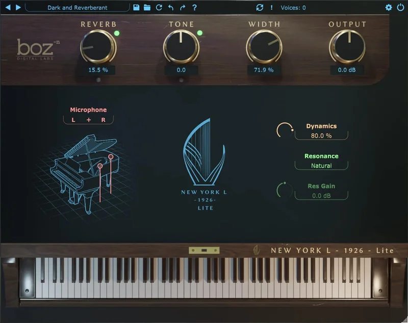 Boz Digital Labs New York L 1926 Lite interface