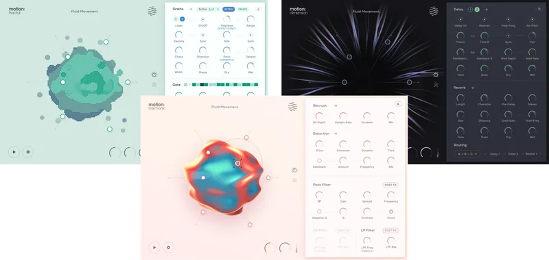 Excite Audio Motion Bundle interface