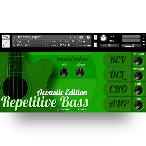 Dream Audio Tools Repetitive Bass Acoustic interface