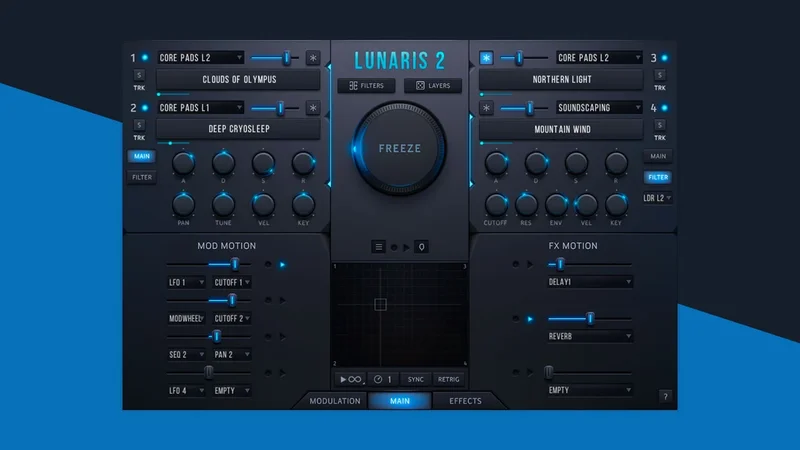 Lunaris 2 interface