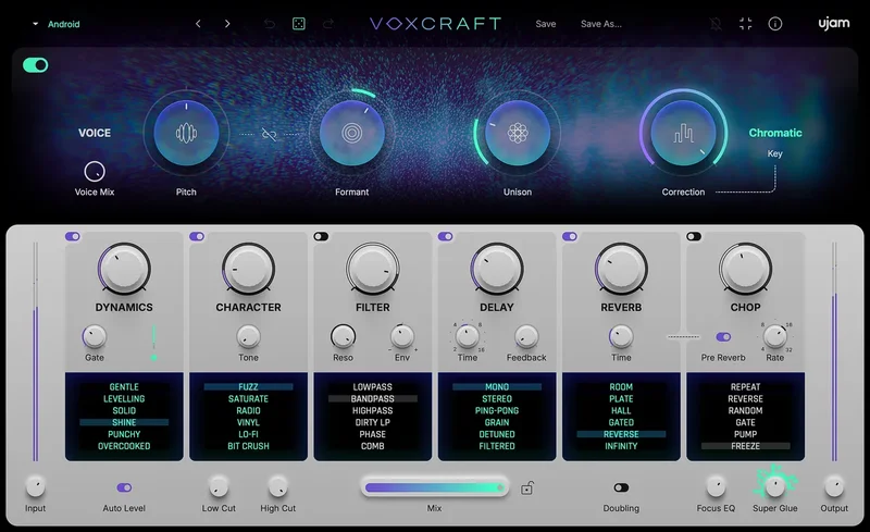 UJAM VOXCRAFT Loyalty interface