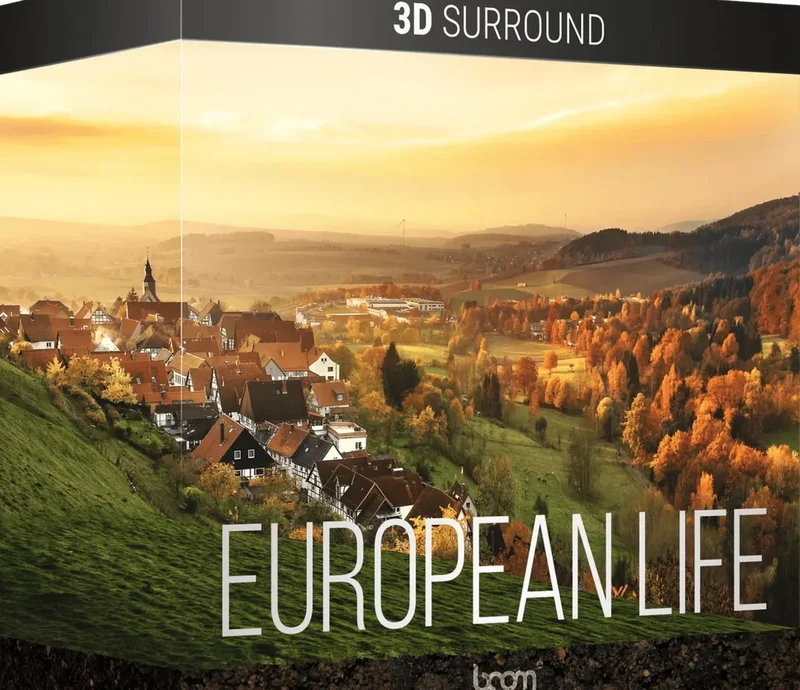 BOOM Library European Life 3D Surround interface