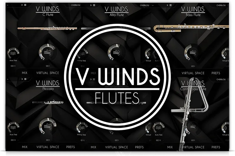 Acousticsamples VWinds Flutes interface