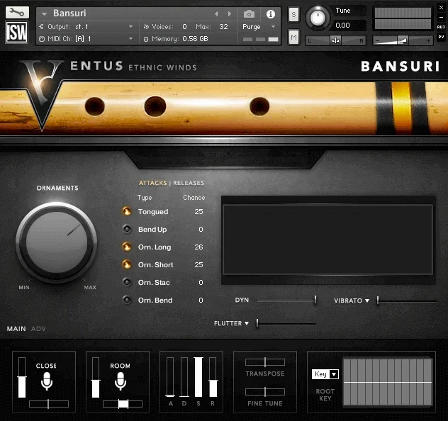 Impact Soundworks Ventus Ethnic Winds 1-5 Bundle interface
