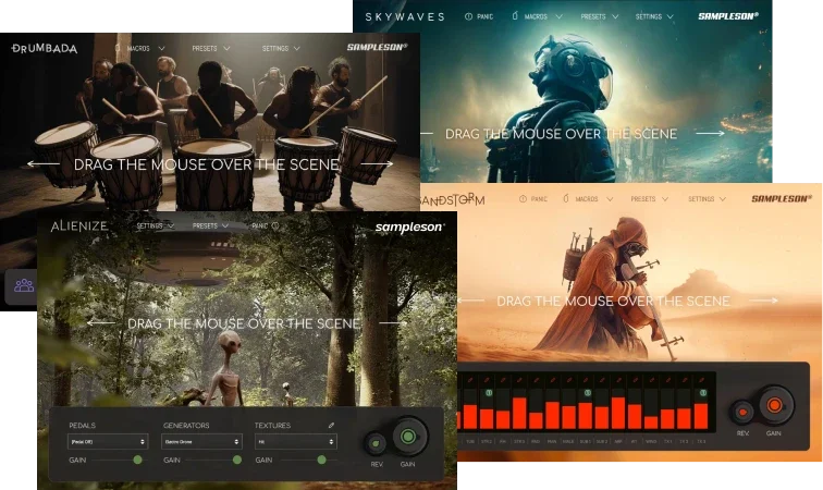 Sampleson Sampleson Cinematic Bundle interface