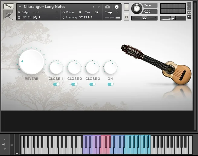 The Amazonic AMA I Strings Bundle interface