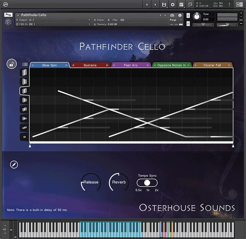 Ben Osterhouse Pathfinder Cello interface
