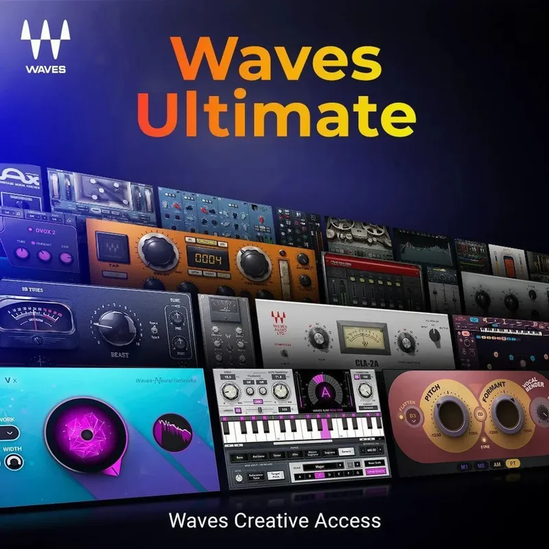 Waves Creative Access Ultimate Annual Subscription interface