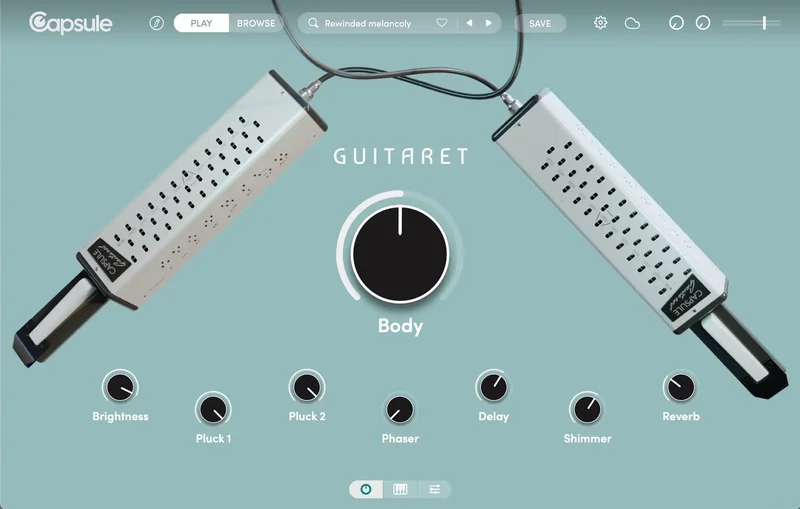 Capsule Audio Guitaret interface