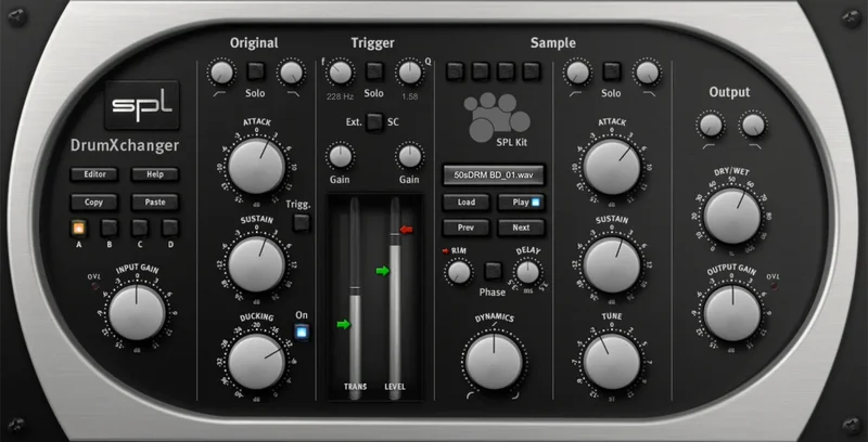 SPL DrumXchanger interface