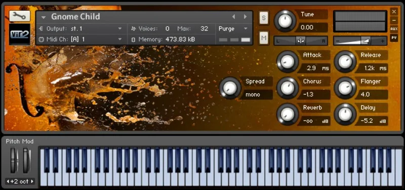 Vir2 Instruments Violence interface
