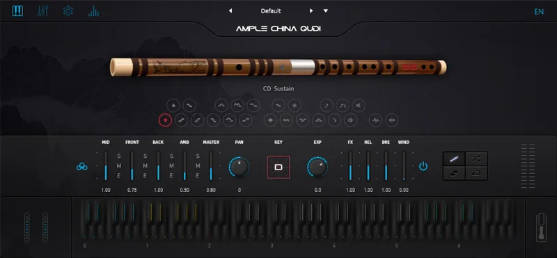 Ample Sound Ample China Qudi interface
