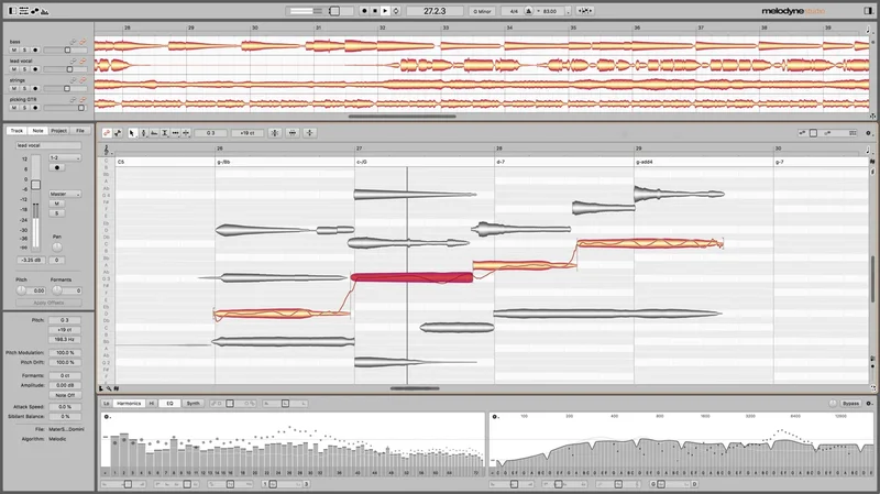 Celemony Melodyne 5 Studio Upgrade Editor interface