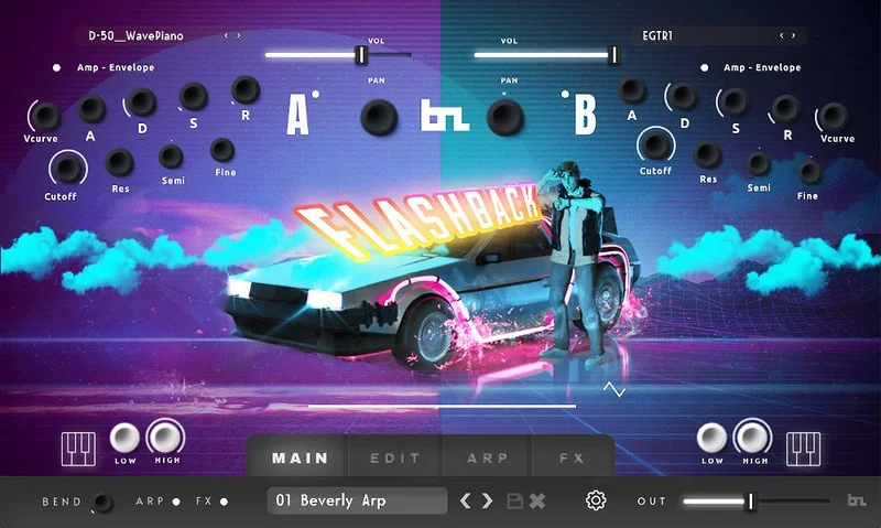 BeatSkillz Flashback interface
