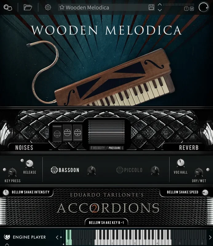 Best Service Accordions 2 - Single Wooden Melodica interface
