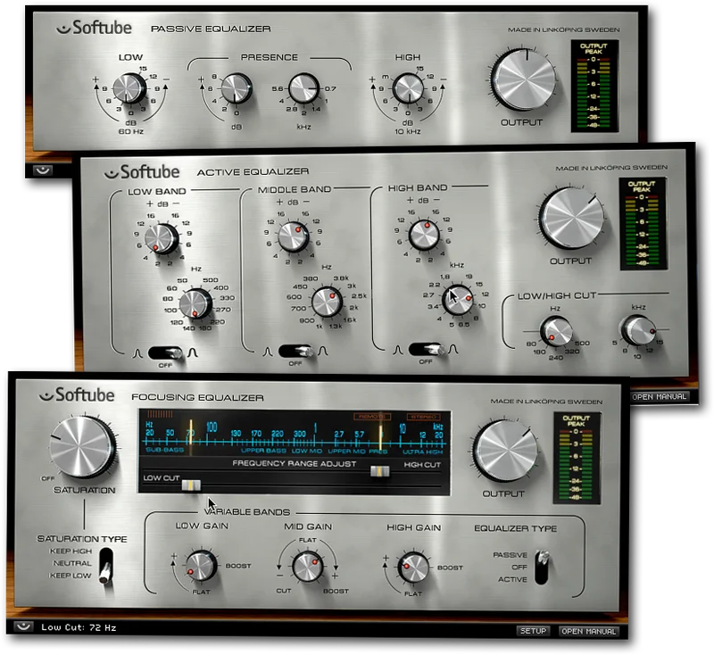 Softube Passive-Active Pack interface