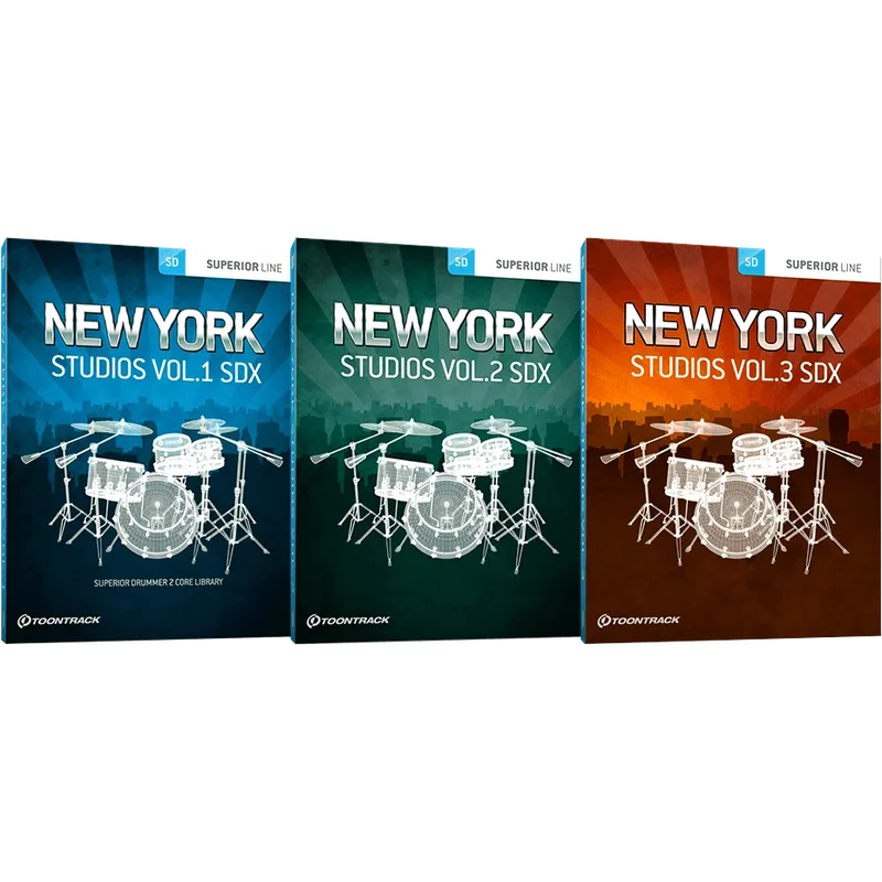 Toontrack SDX The New York Studios Bundle interface