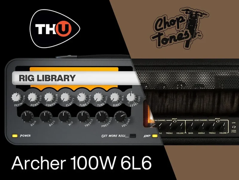 Overloud TH-U Choptones Archer 100W 6L6 interface