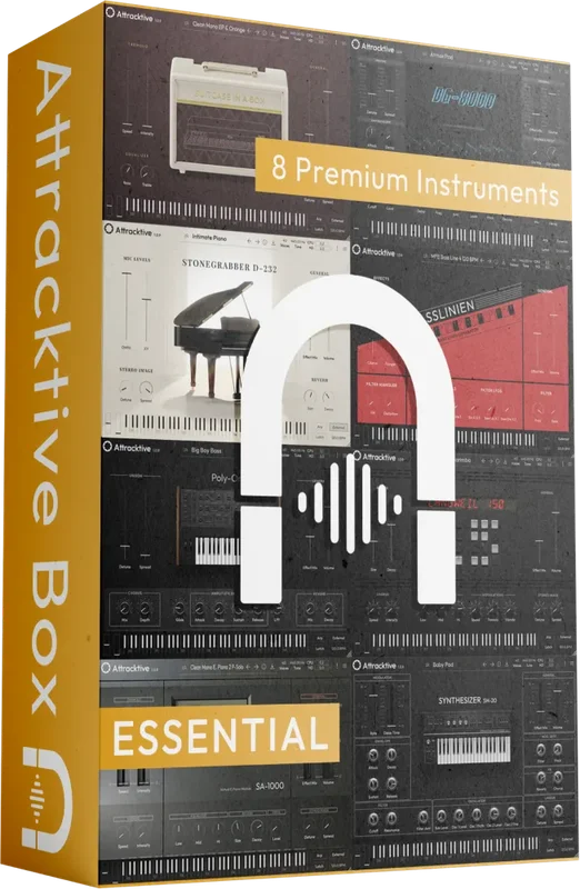 Tracktion Attracktive Box Essential interface