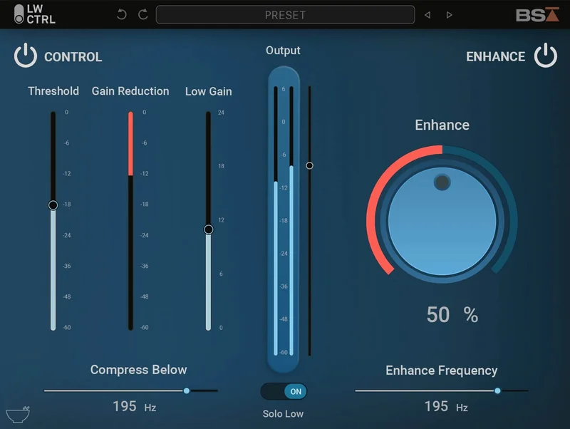 Black Salt Audio Low Control interface
