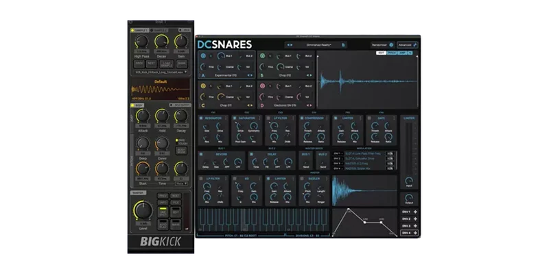Plugin Boutique DC Snares & BigKick Bundle interface