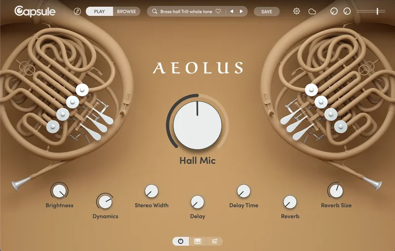 Capsule Audio Aeolus interface