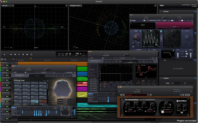 Sound Particles 3 Professional Perpetual interface