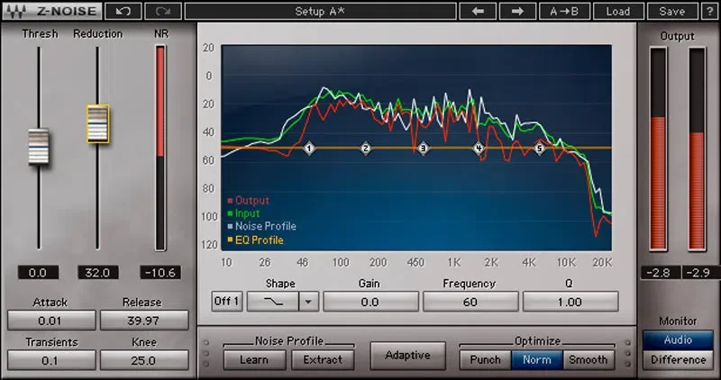 Waves Restoration interface