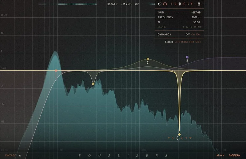 Softube Equalizers interface