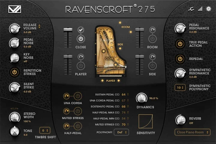 VI Labs Ravenscroft 275 interface