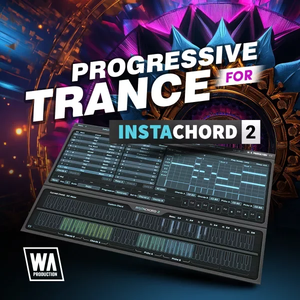 W. A. Production Progressive Trance for InstaChord 2 interface