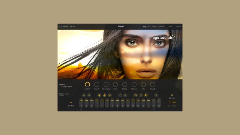 Image Sounds Cinematic Choir interface