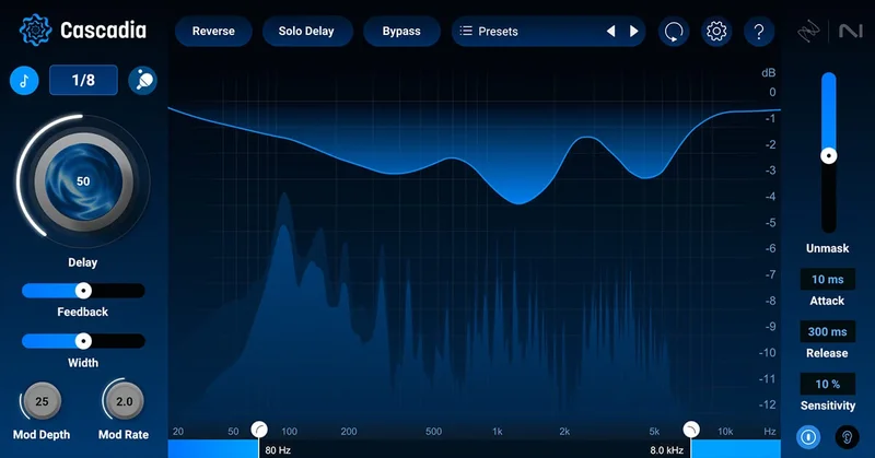 iZotope Cascadia [Education] interface
